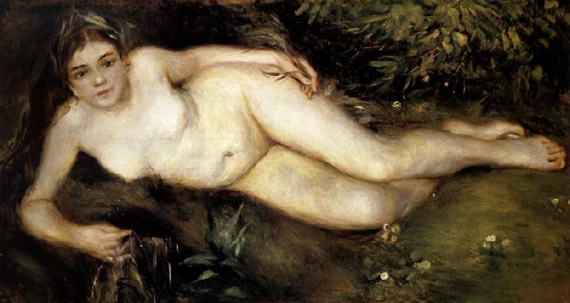 Pierre Renoir Nymph by a Stream oil painting image
